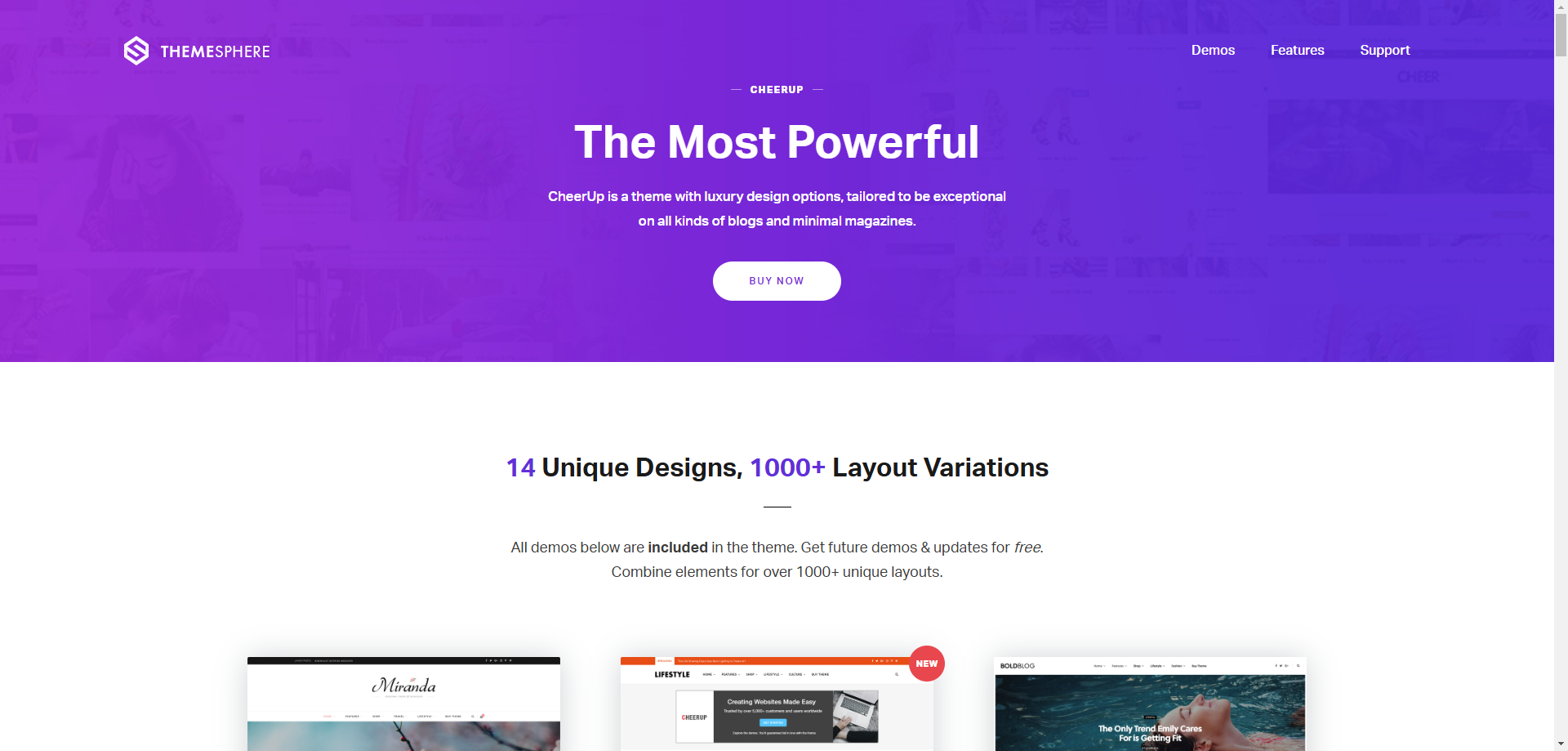 CheerUp - Blog & Magazine Theme