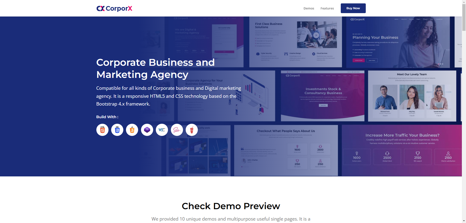 CorporX - Corporate Business Template