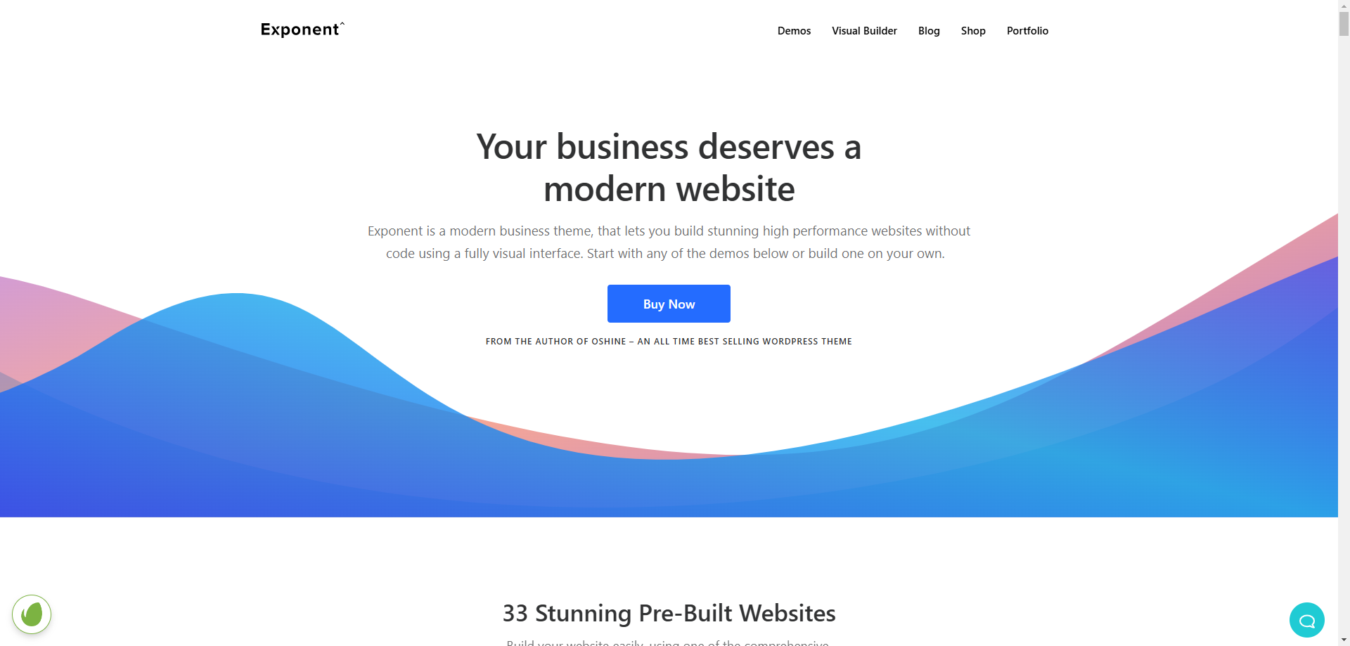 Exponent - Modern Business Template