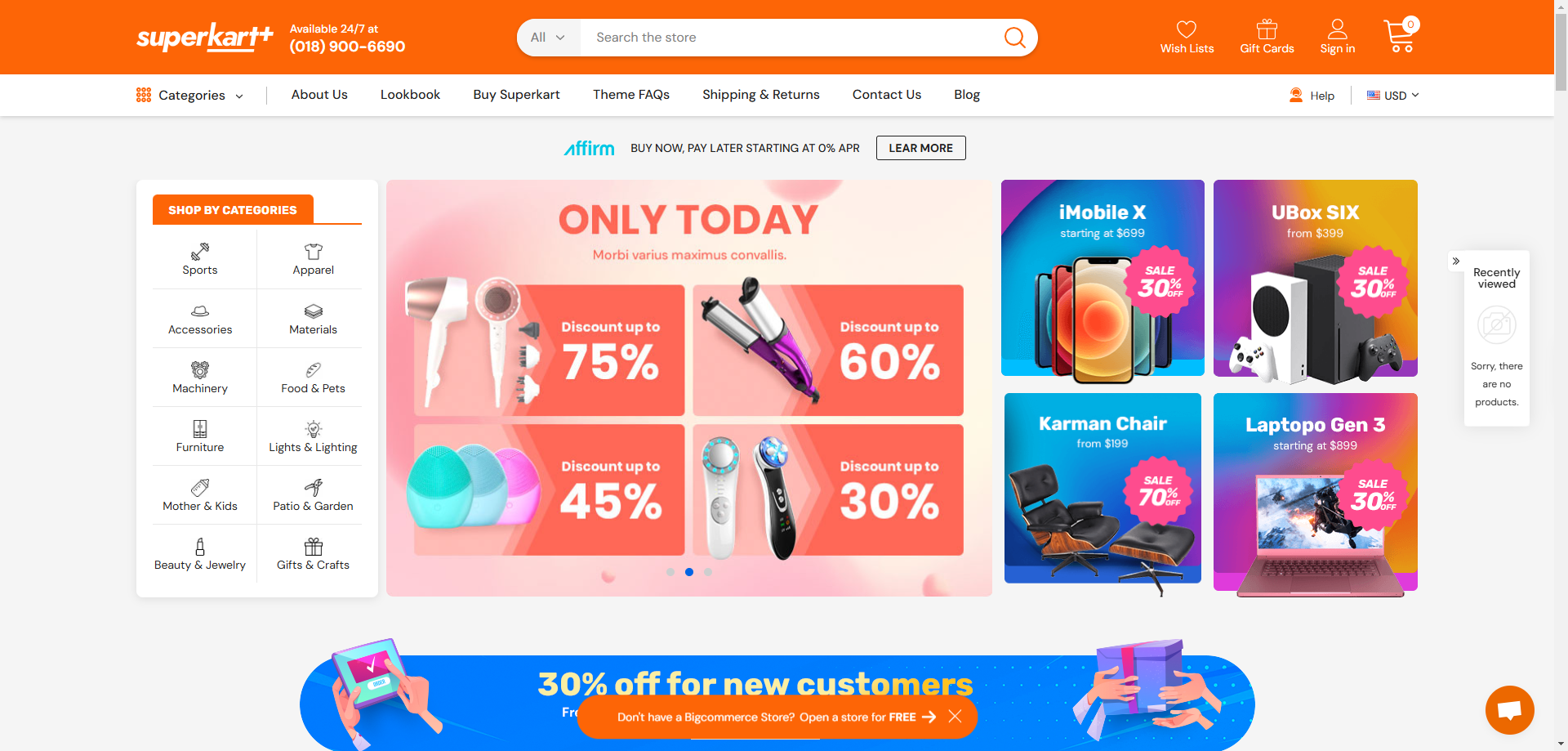 Supermart - Grocery Store E-commerce Template